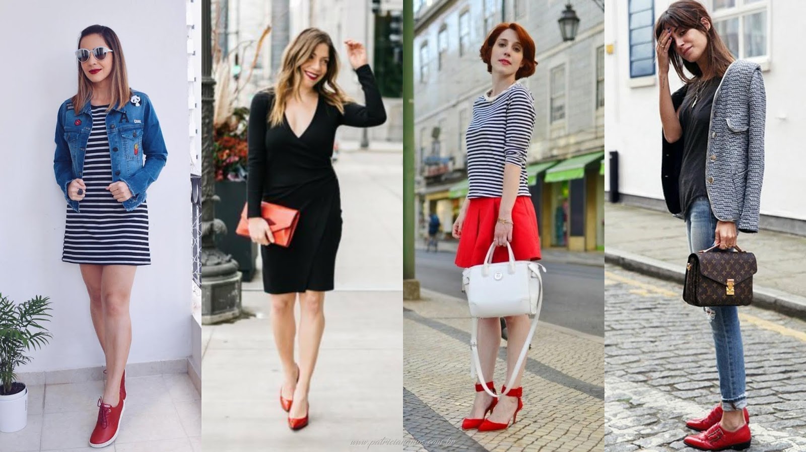 Como usar sapato vermelho Patrícia Ramos . Coaching de