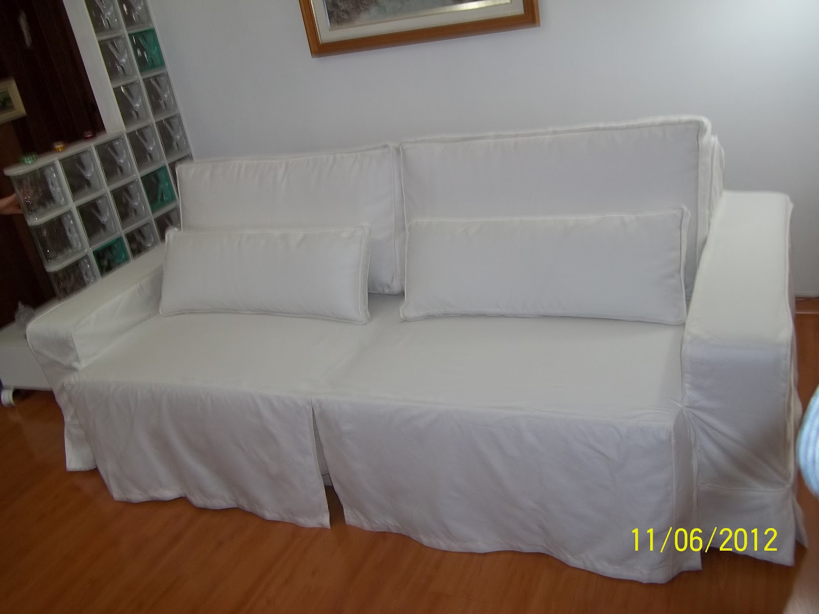 DLD DECORAÇÕES Capa sob Medida para Sofá Retrátil