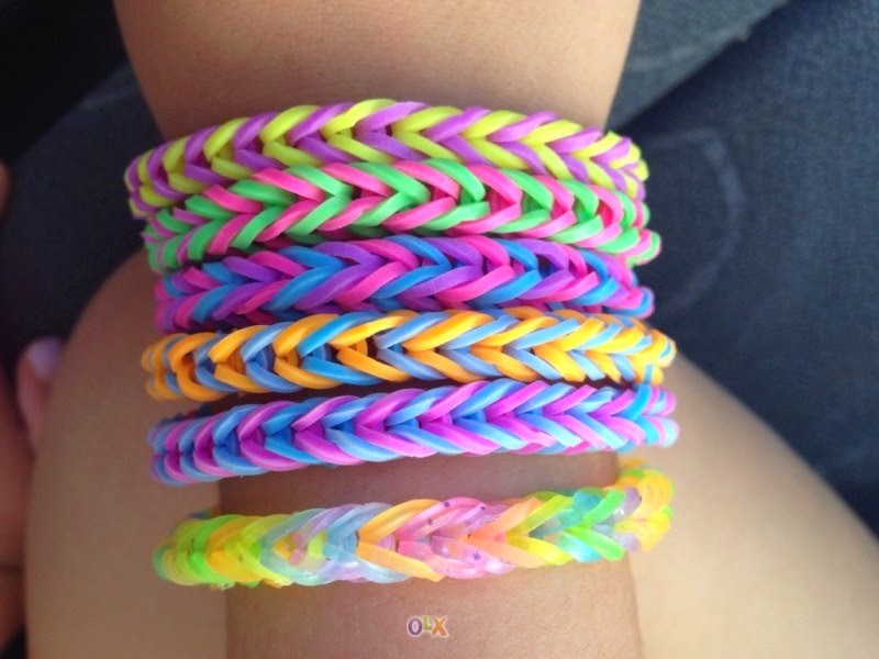 '' Pulseiras De Elástico '' Moda & Estilo