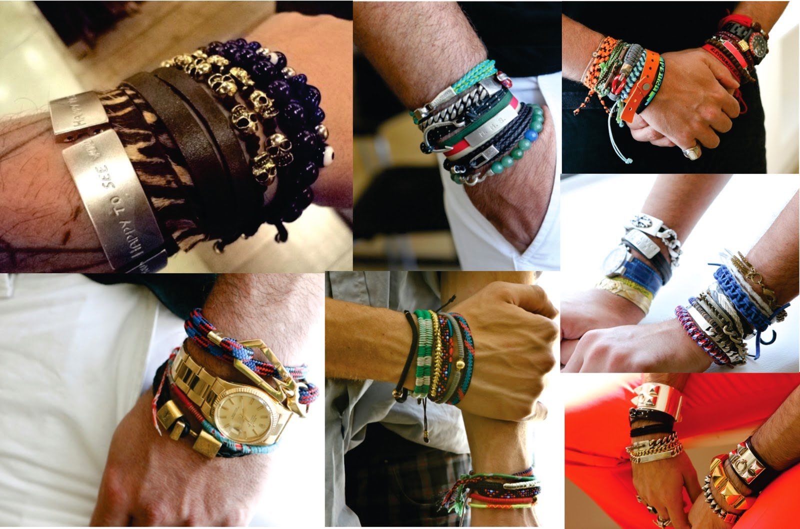 Homem Também Pode DICAS DE COMO USAR PULSEIRAS MASCULINAS