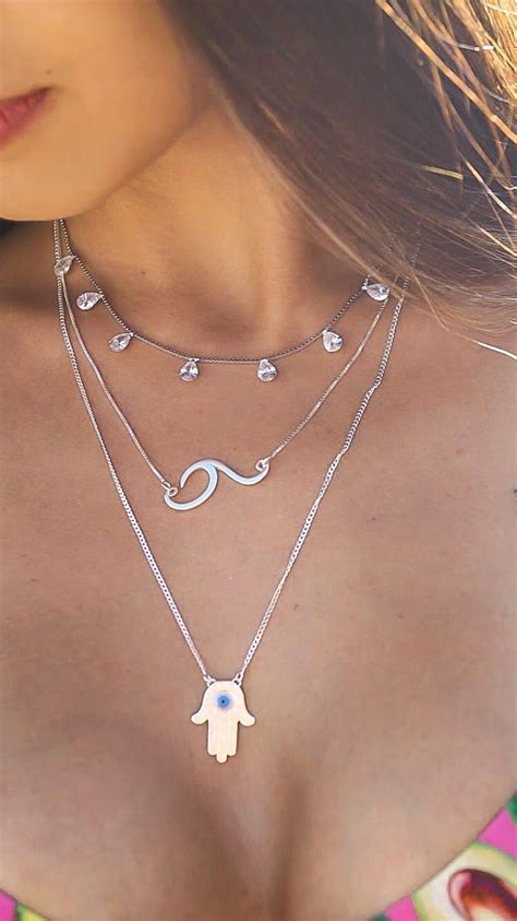 Comprar Colares Prata Feminino Barato&nbsp;Preço