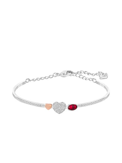 Comprar Pulseira Duo Heart Swarovski Barato Preço