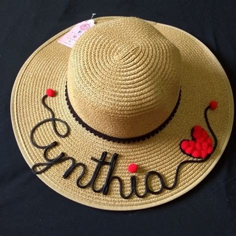 Comprar Comprar Chapeu De Praia Com Nome Barato&nbsp;Preço