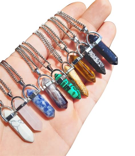 Comprar Colares Pedras Naturais Homem Barato&nbsp;Preço