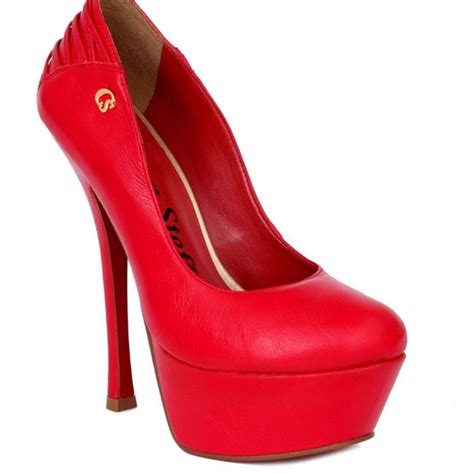 Comprar Sapato Vermelho Carmen Steffens Barato&nbsp;Preço