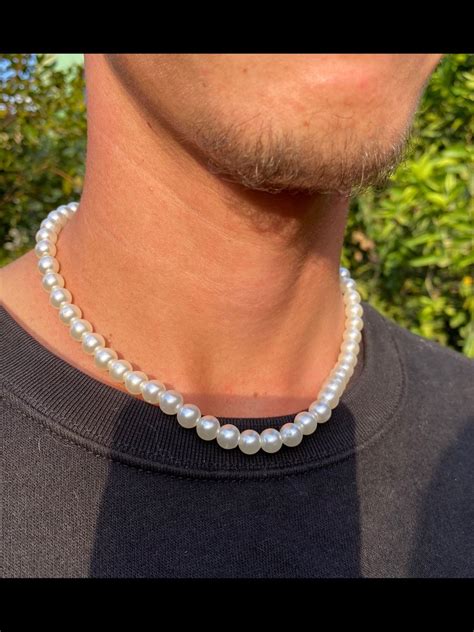 Comprar Colar De Perola Masculino Barato&nbsp;Preço