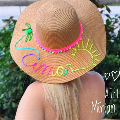 Comprar Chapéu De Praia Feminino Com Nome Barato&nbsp;Preço