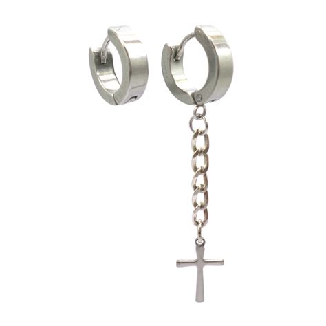 Comprar Brinco Com Corrente E Cruz Barato Preço