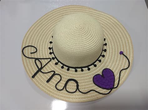 Comprar Chapéu De Praia Personalizado Com Nome Barato&nbsp;Preço