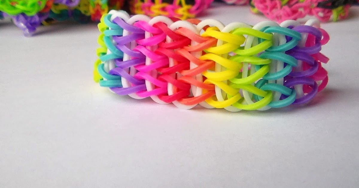 PULSEIRAS DE ELÁSTICO RAINBOW LOOM TRIPLE SINGLE PASSO A