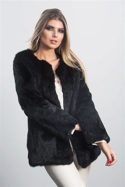 Comprar Casaco Pele De Coelho Barato&nbsp;Preço
