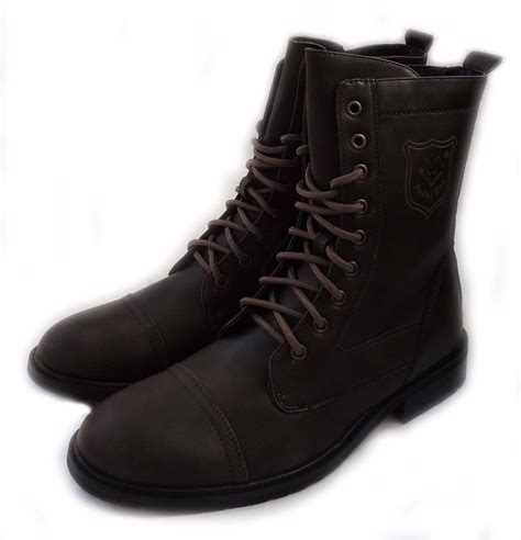 Comprar Bota Estilo Militar Hombre Barato&nbsp;Preço