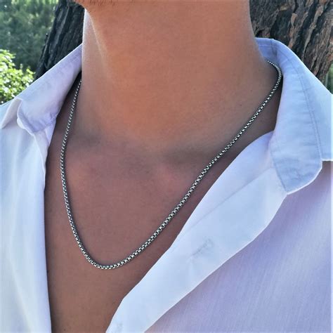 Comprar Colares Em Aço Homem Barato&nbsp;Preço