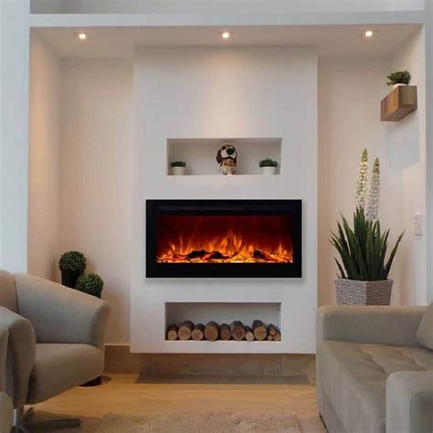 Comprar Lareira Eletrica De Embutir Como Instalar Barato&nbsp;Preço